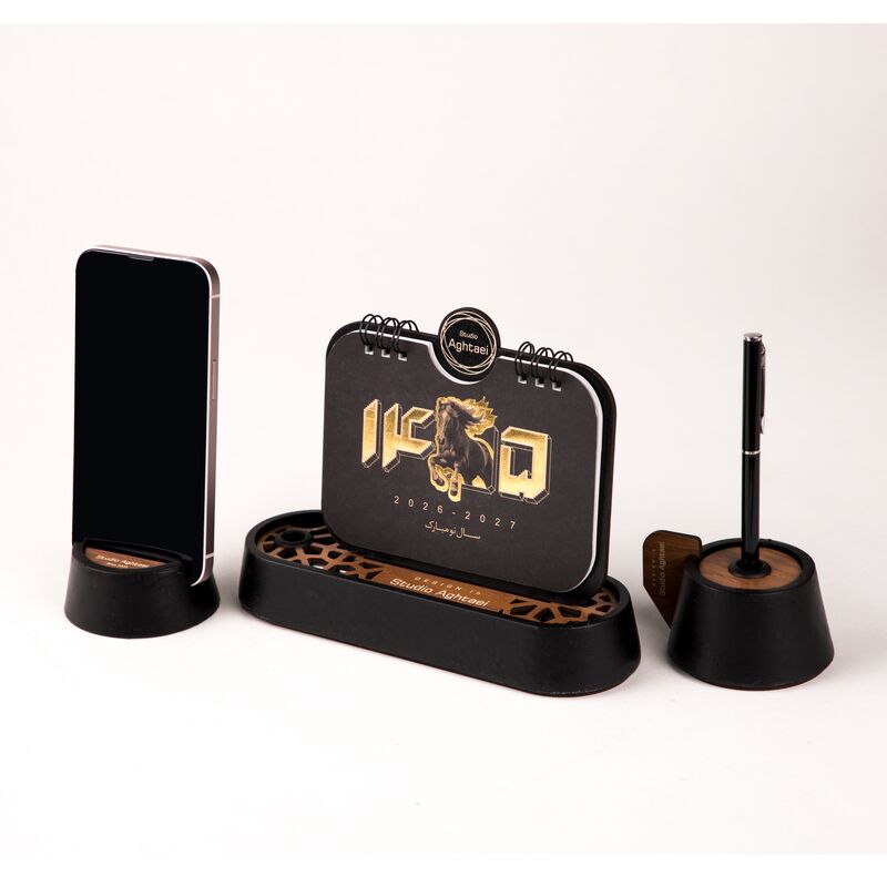 تقویم رومیزی 1405 مدل A+100 طرح اورسی gallery0