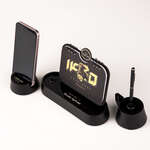 تقویم رومیزی 1405 مدل A+100 طرح پلاکسی مشکی thumb 1